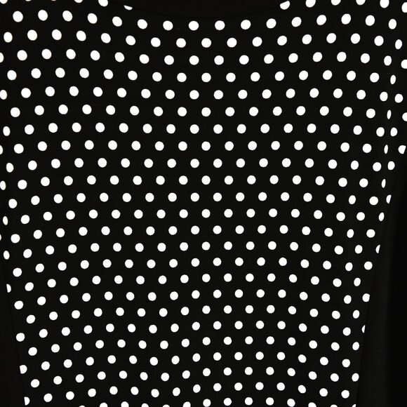 MICHAEL MICHAEL KORS Black and White Polka Dot Dress - Size Small - Picture 5 of 9